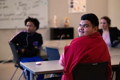 Two boy students