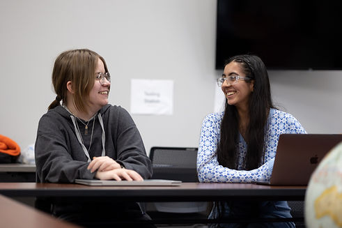Two female students